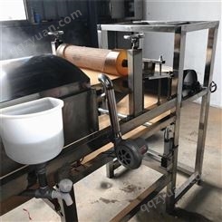 红薯苕皮机自熟不锈钢制作 佳元450型大型河粉卷粉机拉皮制作机