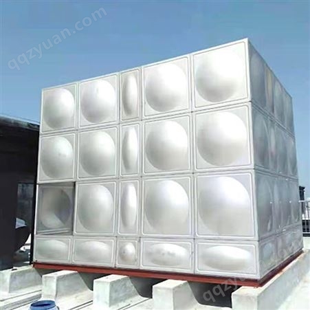 德工设备 武汉太阳能承压白钢水箱 325立方不锈钢单层水箱