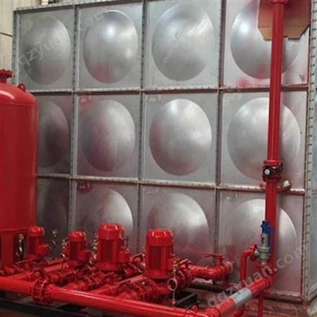 德工设备 淮安无底板消防水箱 地埋式箱泵一体化成套给水设备