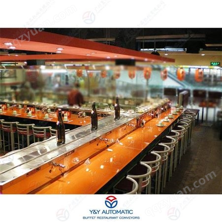 制造回转寿司自助餐厅旋转设备_广州昱洋品牌