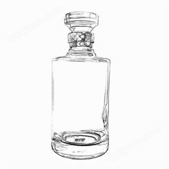 白酒瓶 玻璃酒瓶 彩色酒瓶 白酒瓶厂家 山东玻璃瓶制品 支持定制 现货批发 玻璃酒瓶