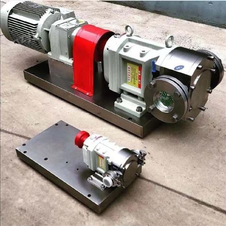 驰通厂家定制高粘稠化工LX凸轮转子泵 不锈钢涂料日化卫生食品级转子泵