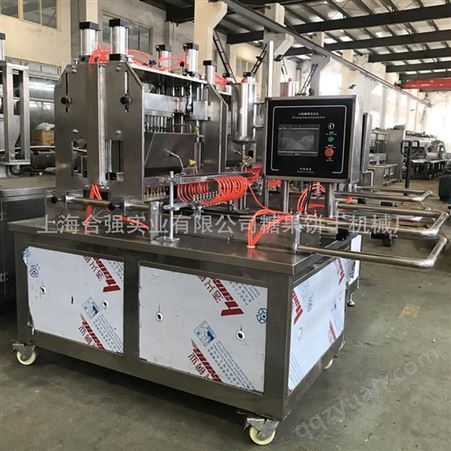 上海合强厂家供应 小型梨膏硬糖浇注机械 创业硬糖浇注设备 实验室扁平梨膏糖生产线