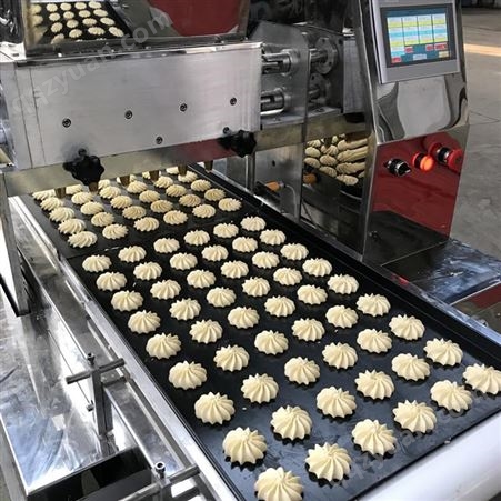厂家供应钢丝切割饼干成型机 曲奇饼干成型机 曲奇成型机 上海合强休闲机械