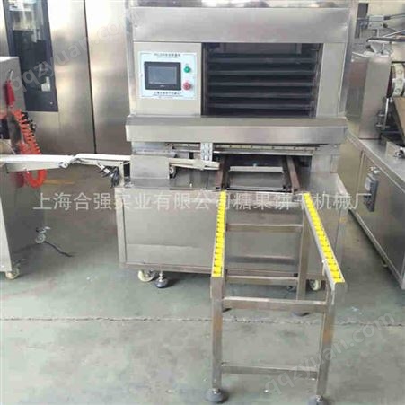 上海合强月饼机生产流水线 食品排盘机价格 食品烘烤设备厂家 现货供应
