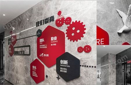 南京企业文化墙设计 背景墙制作