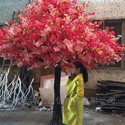 北京仿真樱花树制作仿真大树批发 樱花树出售 商场景观花树定做