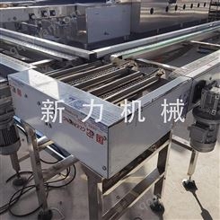 新力自动化控制输送线桃酥饼干设备雪米饼生产设备厂家提供技术培训