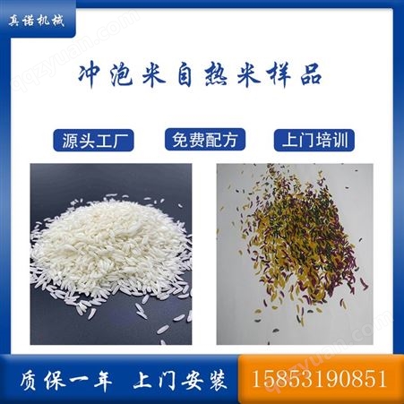 终生提供技术支持 方便米饭设备 冲泡米自热米生产线 真诺