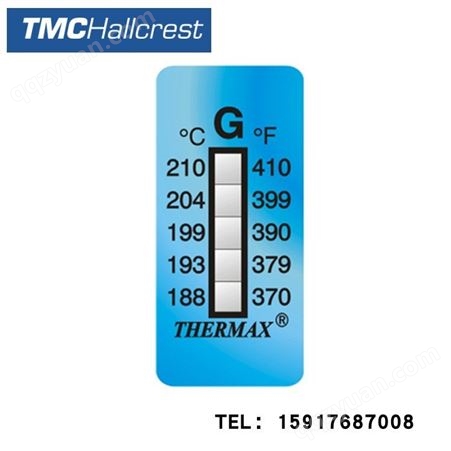 英国TMC THERMAX温度美五格77-99度 171-210度F热敏试纸