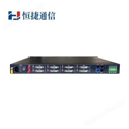 恒捷  HJ-GAN-DVI08K高清视频光端机  8路正向DVI DVI高清光端机 非压缩 1080p 4k