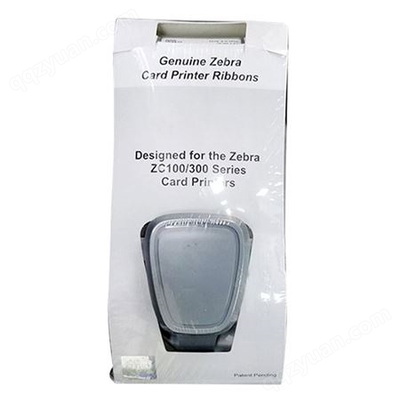 斑马ZC100证卡打印机单双面PVC卡片800300-250CN彩色带制卡机专用色带
