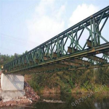 四川钢便桥贝雷钢桥租赁销售 装配式公路桥梁安装