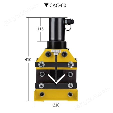 恒昌CAC-60手动液压角钢切断机 角铁切割器 电动切断器