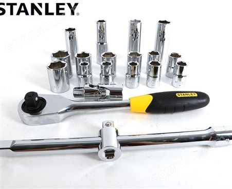 史丹利工具20件套12.5MM系列公制组套94-186-22 套筒扳手套装 STANLEY工具