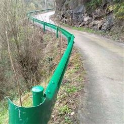 厂家定制乡村道路波形防护栏 农村公路护栏价格 乡村公路护栏造价一公里