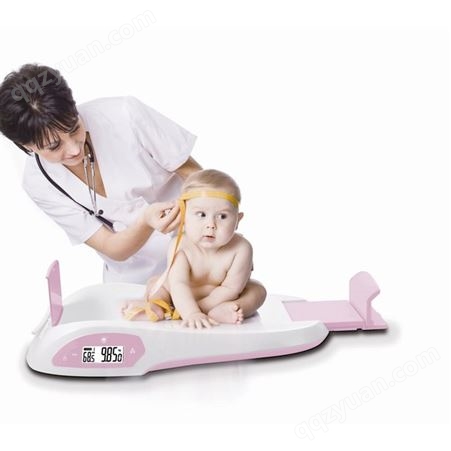 酒店智能宝宝婴儿防滑橡胶脚垫安全精准体重秤可伸缩量版蓝牙配对