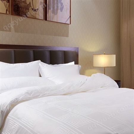 专业定做五星级酒店宾馆床单被套60支贡缎优质棉四件套