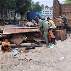 广州废铁回收公司高价回收模具铁杂铁 建筑物拆除 万吉