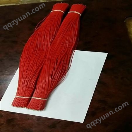 现货PVC红黑色100724AGW电子导线500MM环保电子线