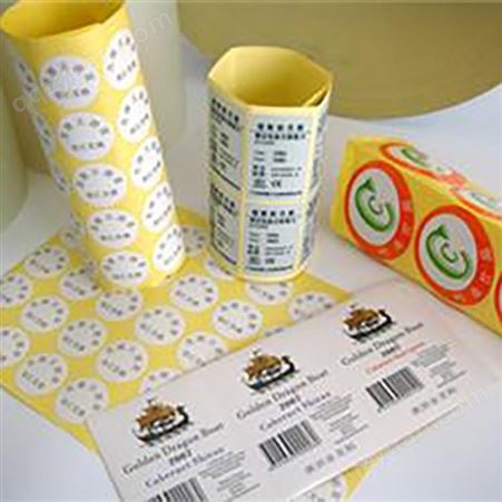 烫金不干胶印刷 牛皮纸标签印刷 防伪贴标印刷 质优价廉