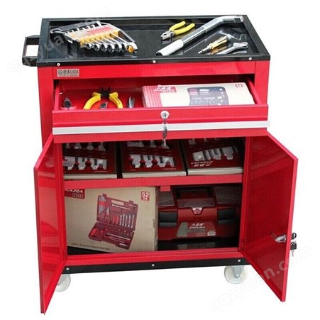 老A（LAOA）工具车 工具收纳手推车 车间移动工具柜红色 LA111806
