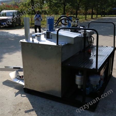 广东阳江液压双缸划线热熔釜 油气两用双缸热熔釜 厂家供应