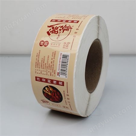 食品标签 不干胶标签印刷 厂家设计定制
