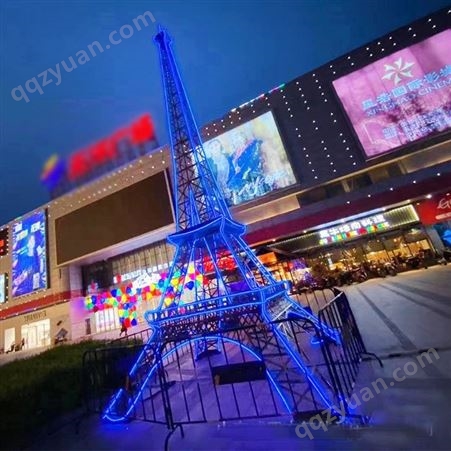 璟诚定制大型法国埃菲尔铁塔模型摄影婚庆广场摆设道具