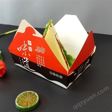 外卖打包餐盒定制   一次性牛皮纸餐盒   白卡快餐盒  定制
