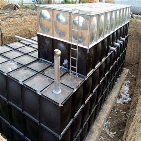 BDF地埋式组合水箱生产  镀锌钢板地埋式组合水箱  不锈钢板复合冲压成型模板水箱