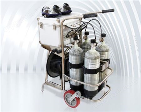矿山移动供气源   呼吸器气瓶   锦程安全推车式供气源CHZK2/6.8F/30