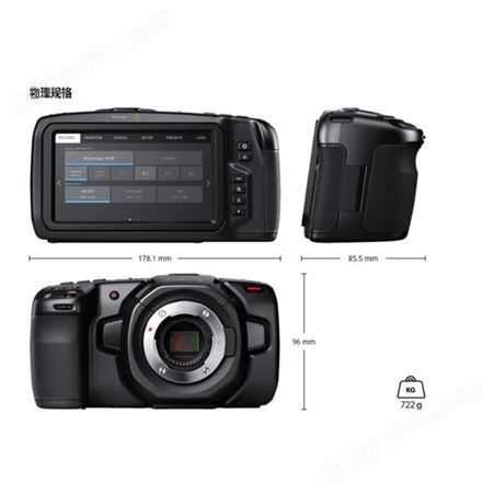 Blackmagic Pocket Cinema Camera 4K现场演播室摄像机BMD