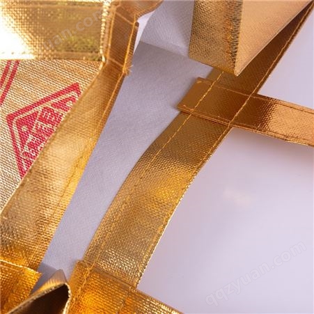 立体镭射膜无纺布手提袋生产 烫金覆膜手提袋批发 礼品包装袋定制
