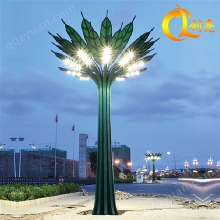 厂家设计生产定制款led道路照明庭院灯造型树灯