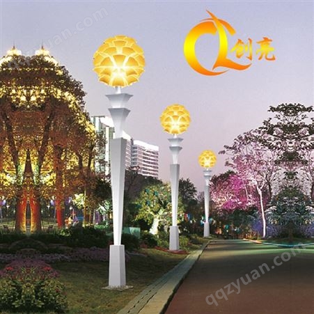 厂家设计生产凤凰景观灯龙飞凤舞园林景区公园照明灯具