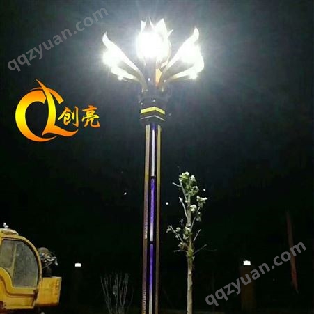 定制LED路灯中华灯玉兰灯6米8米12米广场公园景观道路照明中华灯