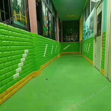 贵阳幼儿园纯色卡通PVC地板胶 人造草坪 楼梯踏步 舞蹈地板胶 悬浮拼装地板