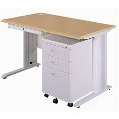 1.2米1.4米1.6米钢制办公桌铁皮电脑桌子现代简约办公家具写字台